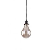 Rustik 117 visilica 1*E27 black/amber glass Cene