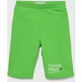 Tommy Hilfiger Dječje kratke hlače Boja: zelena, glatki materijal