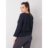 BASIC Feel Good Blouse-RV-BZ-6294.06P-navy blue | Shoptok.si