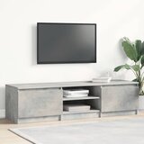 TV ormarić boja betona 140 x 40 x 35,5 cm konstruirano drvo | shoptok.hr