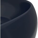  Luksuzni okrugli umivaonik mat tamnoplavi 40 x 15 cm keramički | shoptok.hr