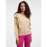Orsay Beige women's sweater with ruffles - Women Cijene