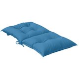  Jastuci za stolice 4 kom prošarano plavi 100x50x7 cm od tkanine | shoptok.hr