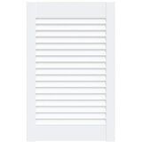  Vrata za ormarić rešetkasti dizajn bijela 61,5x39,4 cm borovina | shoptok.hr