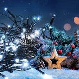  Brilagi - LED spoljašnji svetleći lanac 150 LED/8 funkcija, 18 m, IP44, hladno bela | Eponuda.com