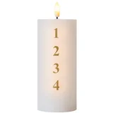 LED sveča na baterije (višina 15 cm) Sille Advent –