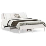 vidaXL Okvir kreveta bez madraca bijeli 135 x 190 cm masivna borovina | shoptok.hr