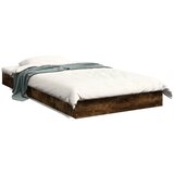 vidaXL Okvir za krevet boja hrasta 90x190 cm konstruirano drvo Cijene