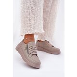 VINCEZA Leather Sports Shoes Sneakers On Platform With Zipper | shoptok.hr