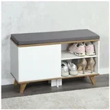 ksp15942 cipelarnik sa jastukom za sedenje beli 77 x 48 x 30 cm