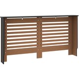  Pokrov za radijator crni 152 x 19 x 81,5 cm MDF | shoptok.hr