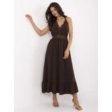 Italy Moda Dress-MI-SK-88573.83-dark brown | Shoptok.si