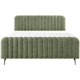 MID.YOU POSTELJA Z VZMETNICO 160 cm x 200 cm , les, tekstil, leseni material zelena | Shoptok.si