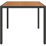  Stol za vrt Crna 150 x 90 x 75 cm poliratan | Eponuda.ba