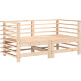  The Living Store Vrtni kotni kavč 2 kosa trdna borovina - Vrtna Kotna Sedežna Garnitura, (21447681) | Shoptok.si