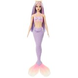 Barbie Lutka morska deklica z lasmi lila barve, vijolično repno plavutjo in trakom za lase - 1 k. Cene