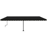  Tenda na ručno uvlačenje s LED svjetlima 600x350 cm antracit | shoptok.hr