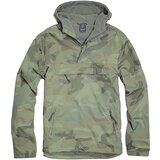 Brandit Fleece Pull Over Windbreaker Olive Camo | Shoptok.si
