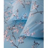 Mila Home Luxury Plava posteljina za krevet za jednu osobu od renforce pamuka 140x200 cm Blue Floral – | shoptok.hr