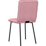  Jedilni stoli 4 kosi roza žamet, (21822190) | Shoptok.si
