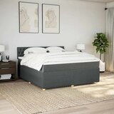  Okvir kreveta s oprugama i madrac svjetlosivi 180x200cm tkanina | shoptok.hr