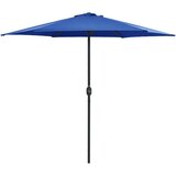  Vrtni suncobran s aluminijskim stupom 270 x 246 cm azurnoplavi | shoptok.hr