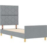 vidaXL Postelja Svetlo siva 80x200 cm Blago | Shoptok.si