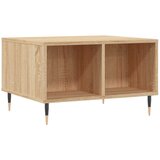  Stolić za kavu boja hrasta 60 x 50 x 36,5 cm konstruirano drvo Smeđa | Shoptok.si