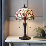  Endon 64086 - Stona lampa Tiffany DRAGONFLY 2xE27/60W/230V prečnik 30 cm | Eponuda.com
