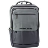  Gradski poslovni ruksak s USB džepom za prijenosno računalo, crno-siv, 16L 41cm | shoptok.hr