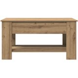  Stol za kavu Artisan hrast 101x49x52 cm izrađeno drvo | shoptok.hr