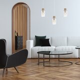  Visilica na sajli MADERA 3xE27/60W/230V bela/drvo | Eponuda.com