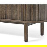 Unique Furniture Rjava TV omarica v hrastovem dekorju 180x56x40 cm Meta – | Shoptok.si