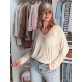 DStreet Sweter damskie one size oversize NORVAN brzoskwiniowy | shoptok.hr