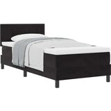 Box Spring Krevet s Madracem Crni 90x200 cm Baršun | shoptok.hr
