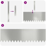  Ograde za travnjak 10 kom 100x0 5x30 cm Galvanizirano čelik | shoptok.hr