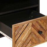  Noćni ormarić 2 pcs Smeđa 50 x 33 x 60 cm Čvrsto drvo manga | shoptok.hr