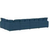  Modularna sofa s jastucima, plava baršunasta | shoptok.hr