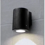 zidna lampa crna franca 90 1L cct 2700-4000K IP55 1xGU10 led 3.5W sijalica uključena uz proizvod 3A7.002.000.U1K