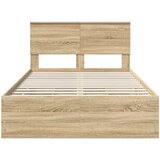  Krevetna konstrukcija s ladicama Sonoma hrast 120 x 200 cm | shoptok.hr