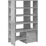  Ormar za cipele s policom 2 pcs Betonski sivi Konstruirano drvo | shoptok.hr