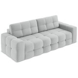 Makamii Svijetlo siva sklopiva sofa od bouclé tkanine 255 cm Milu – | shoptok.hr