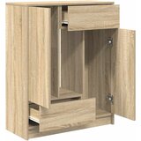  Komoda s ladicama i vratima sonoma hrast 73x31x90 cm | Eponuda.ba