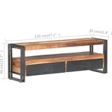 TV ormarić 120 x 30 x 40 cm od masivnog drva | Eponuda.ba