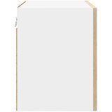 Viseći ormarić 2 pcs Sonoma hrast i bijela 50 x 31 x 40 cm | Eponuda.com