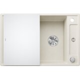 Blanco pomivalno korito AXIA III 45 S InFino SILGRANIT desko stekleno, z daljin. prim. - NEŽNA BELA | Shoptok.si