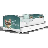  Drveni dječji krevet Tomi s ladicom - KITI - 180x80 cm bijeli | shoptok.hr