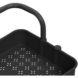 vidaXL Kuhinjska kolica s 3 razine crna 42x25x83,5 cm željezo i ABS | shoptok.hr
