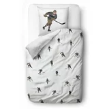 Butter Kings Dječja posteljina za krevet za jednu osobu od pamučnog satena 140x200 cm Ice Hockey -