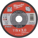 Milwaukee tanka rezna ploča za metal pro+ SC41 115 x 3 mm Cene